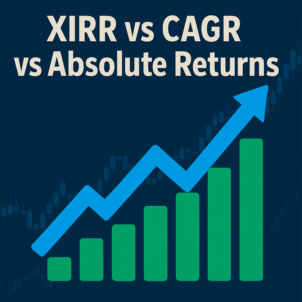 XIRR vs CAGR vs Absolute Returns