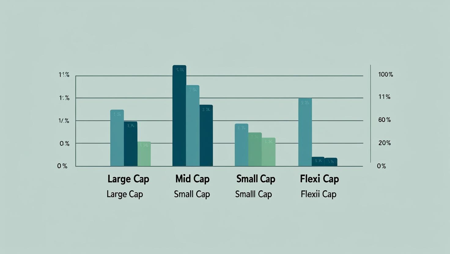 Large cap vs Mid cap vs Small cap vs Flexi cap Mutual Fund