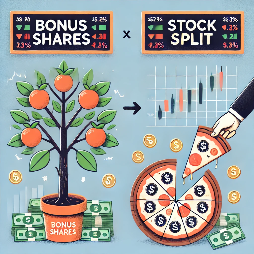 Bonus Share vs Split Share